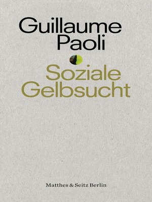 cover image of Soziale Gelbsucht